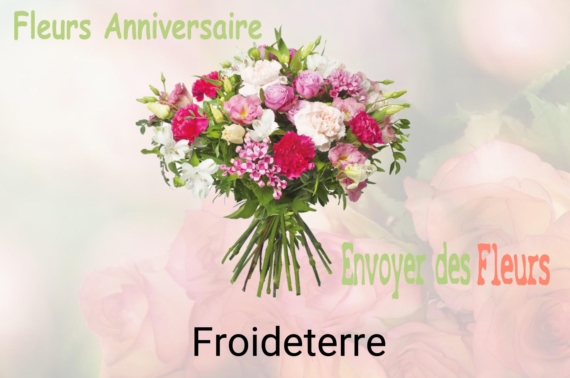 Bouquet de fleurs d’anniversaire livré à Froideterre